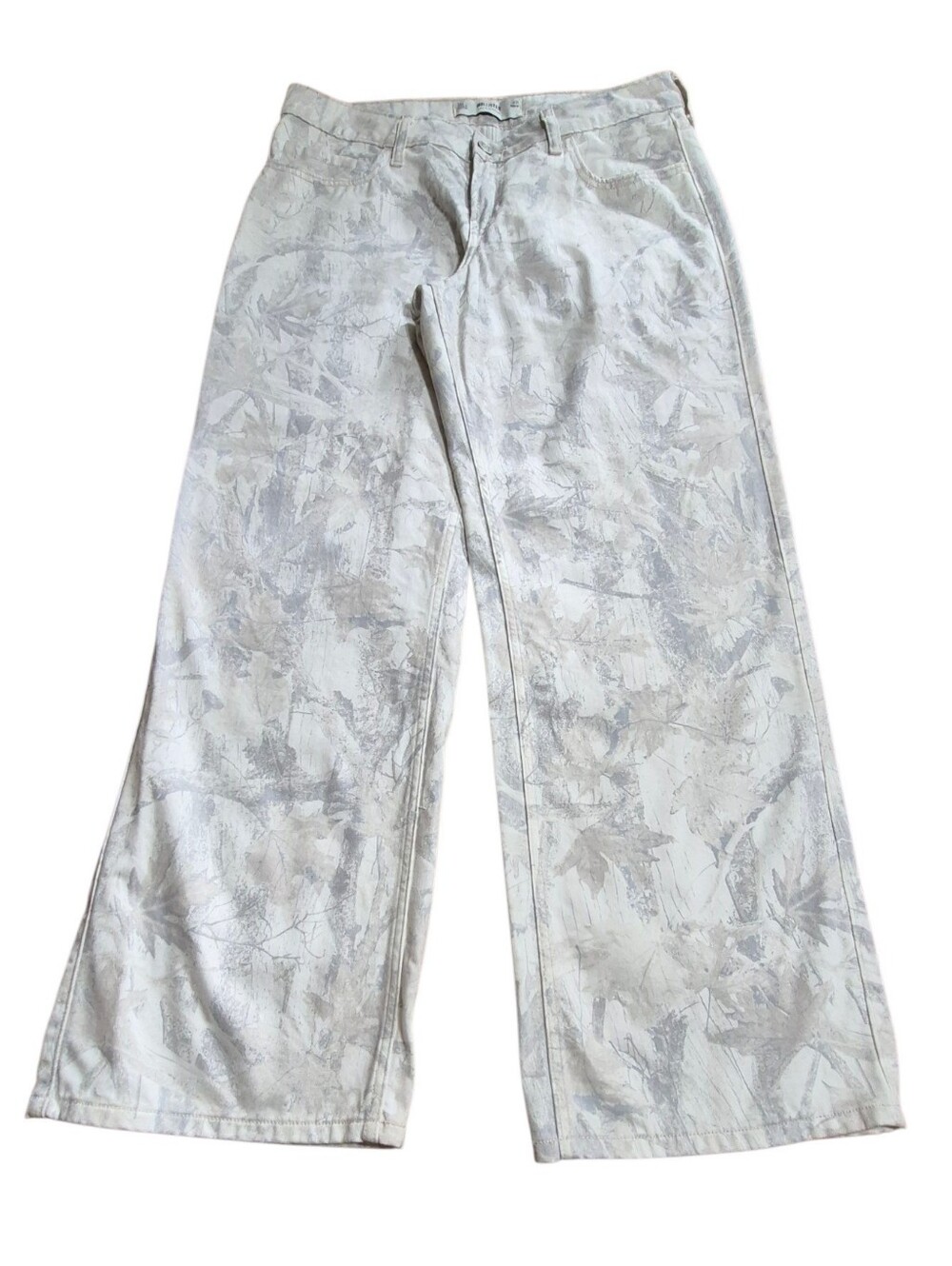 Hollister Women's Low-Rise Camo Baggy Jeans - Size 12